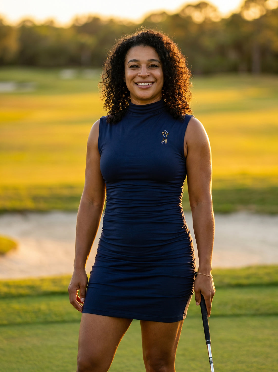The Par Mock Neck Dress